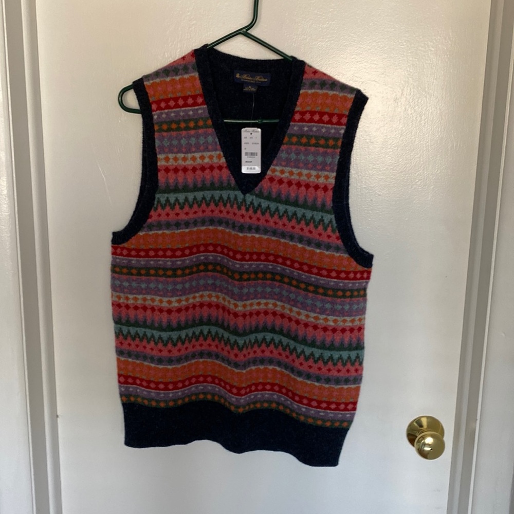 Brooks Brothers Multicolor Wool Vest